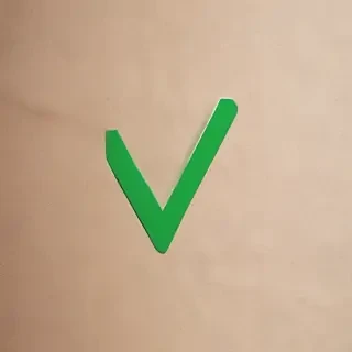 green check mark
