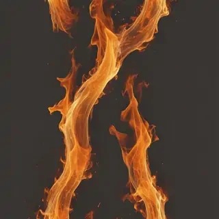 fire clear background