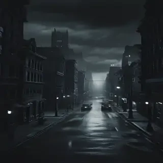 dark city background