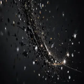 sparkle black background