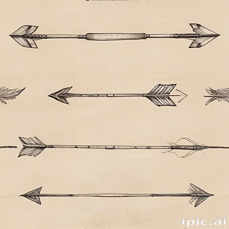 hand drawn arrow