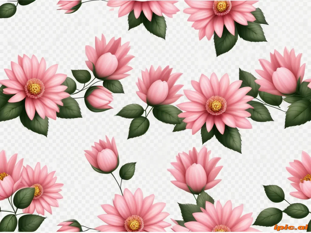flowers clip art transparent background