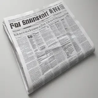 newspaper transparent