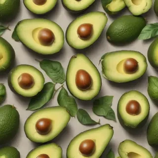 avocado drawing