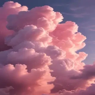 aesthetic pink clouds
