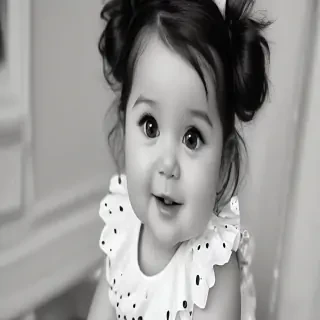 cute black and white