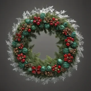 christmas wreath transparent