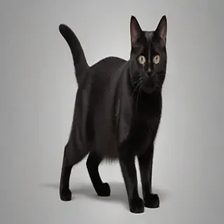black cat png