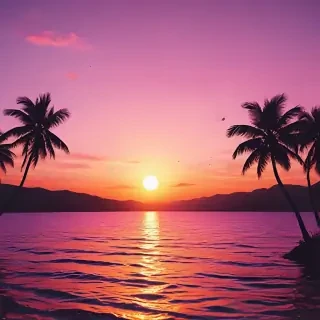 sunset aesthetic wallpaper