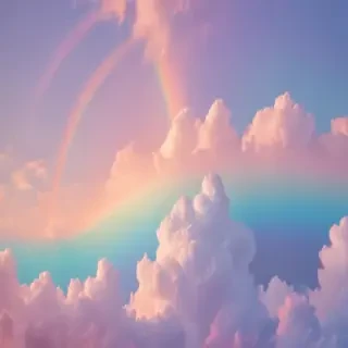 pastel rainbow aesthetic wallpaper
