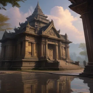 temple background