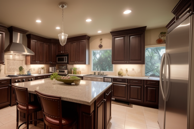 selena gomez house kitchen