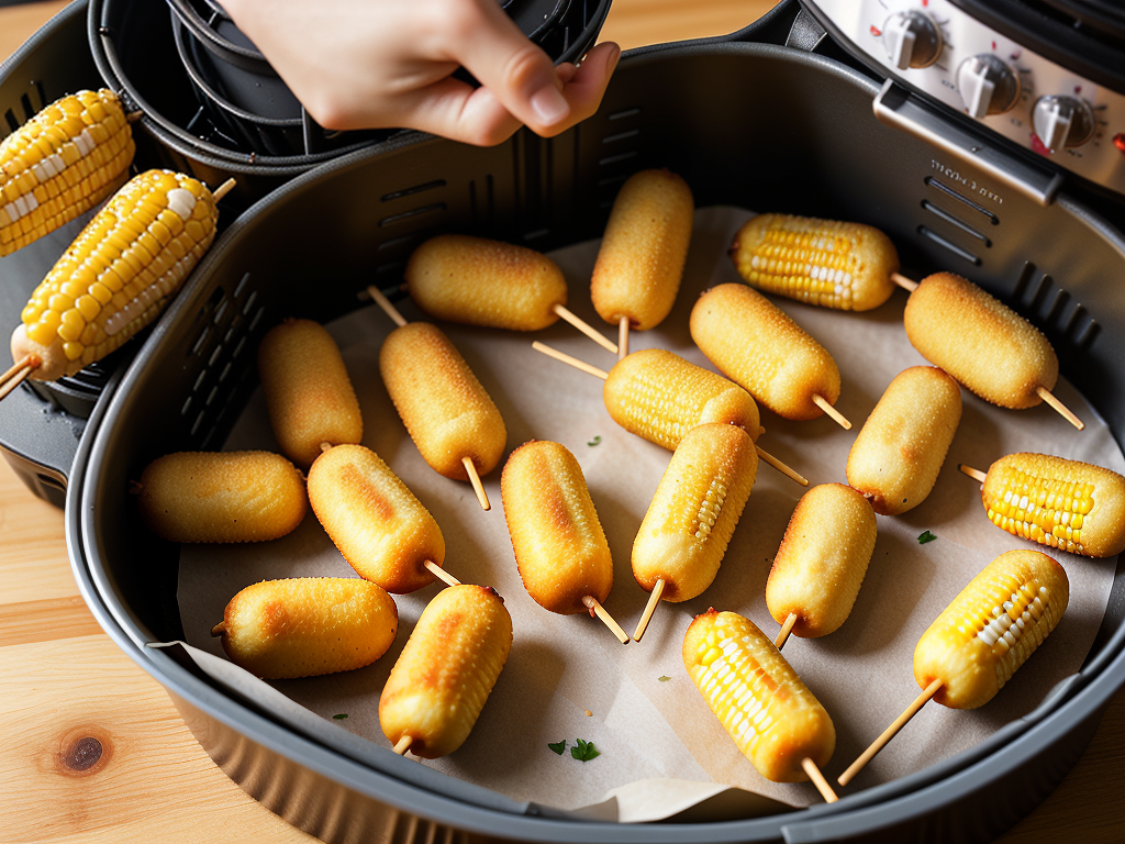 how to cook mini corn dogs in air fryer
