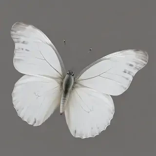 white butterfly png