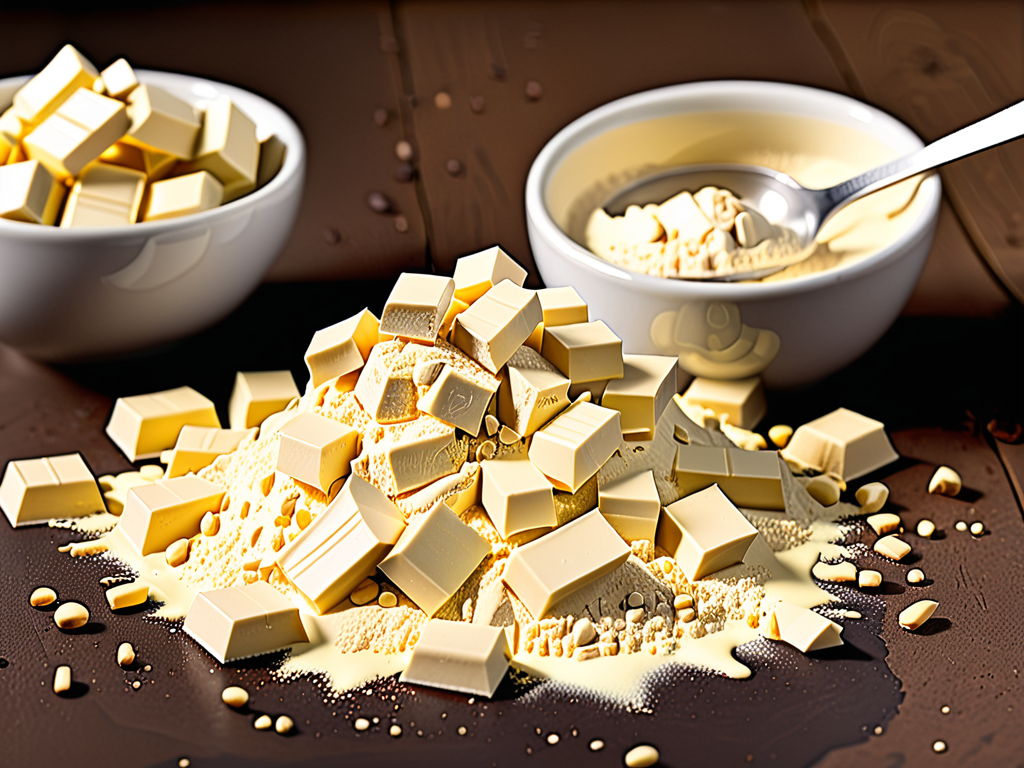 white chocolate powder for coffee