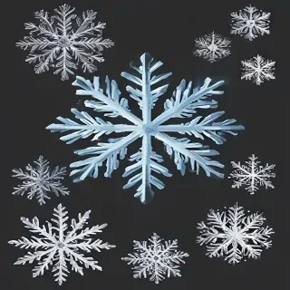 snowflakes png transparent