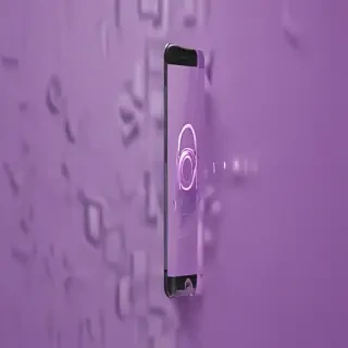 purple lock screen