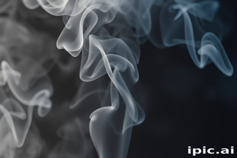 smoke no background
