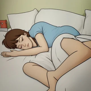 sleeping cartoon picture