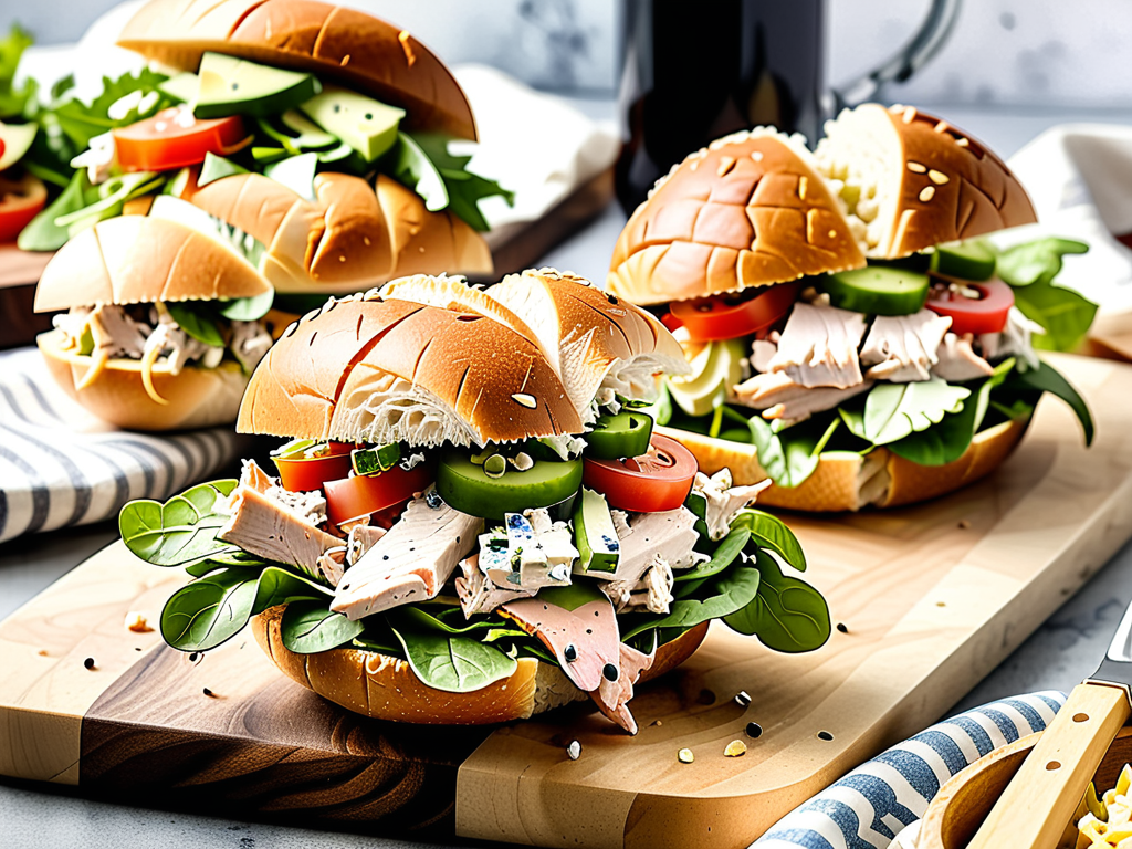 what to serve with chicken salad sandwiches