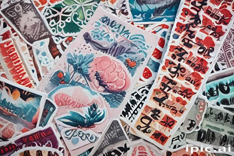 sticker texture