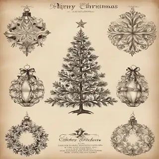 free printable vintage christmas pictures