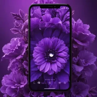 purple lockscreen