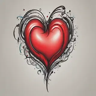 heart tattoo png