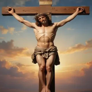 jesus on the cross picture