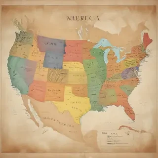 america map
