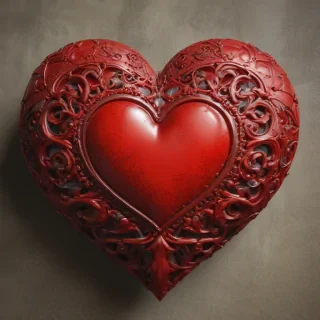 red heart