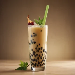 boba tea background