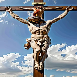 picture of christ on the cross