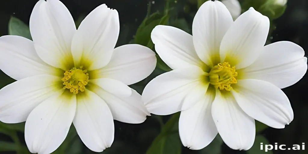 background white flower