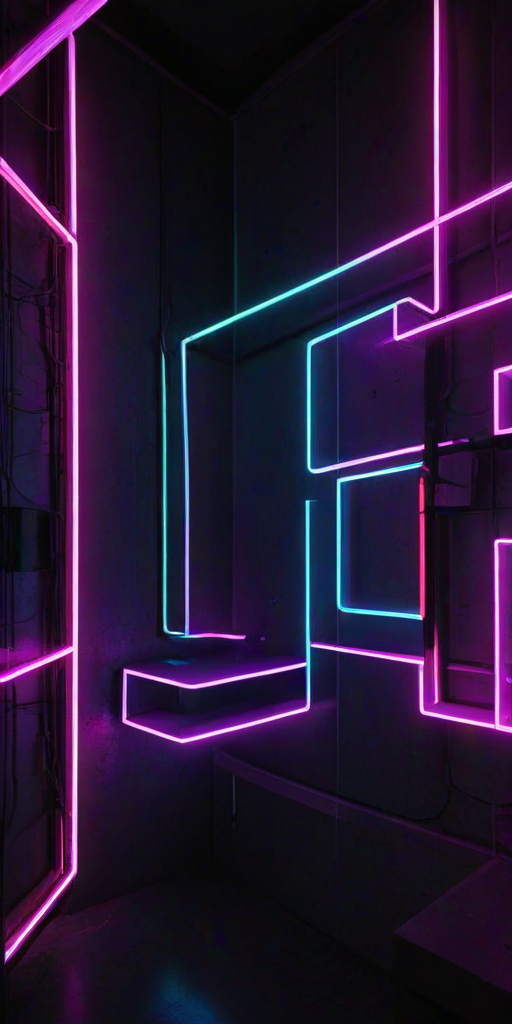 coolest neon wallpaper