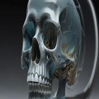 transparent skull