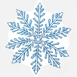 snowflake clipart transparent