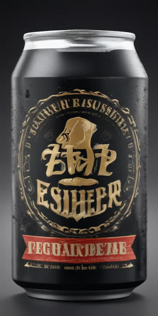beer can mockup