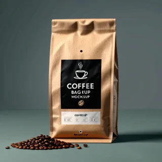coffee bag mockup