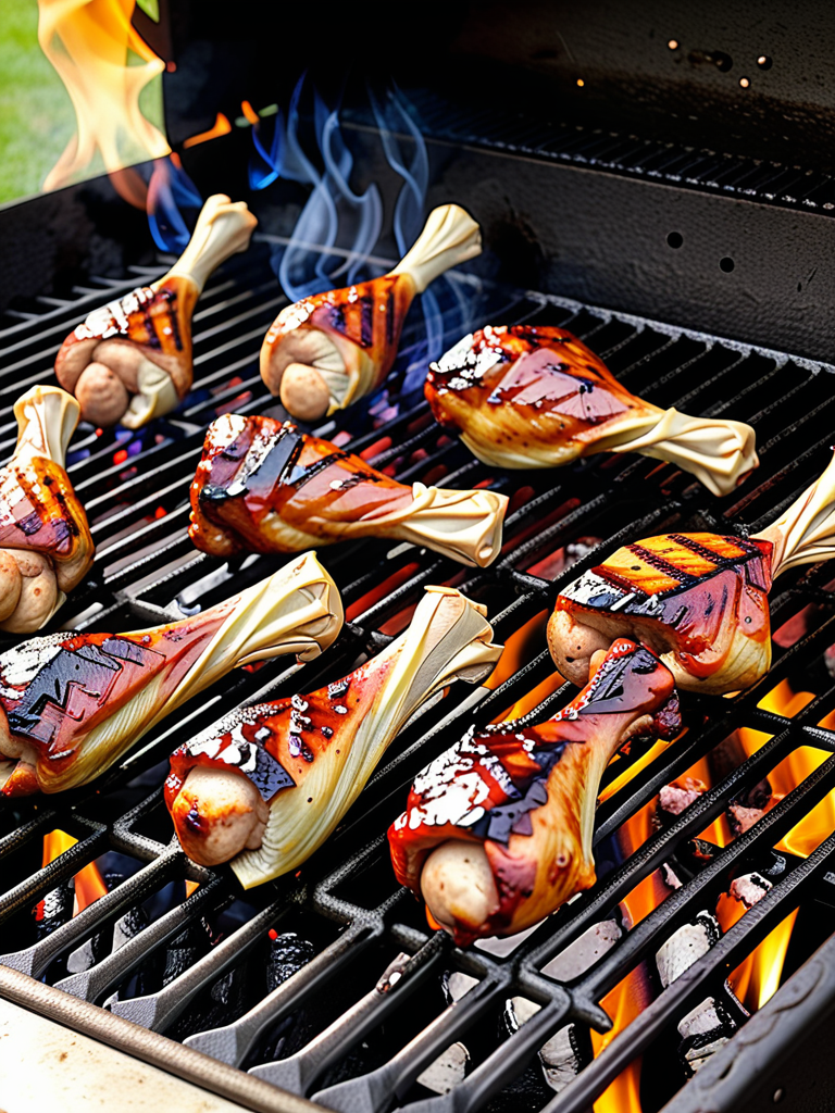 how long to cook drumsticks on grill