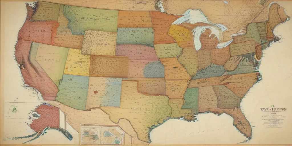 united states map