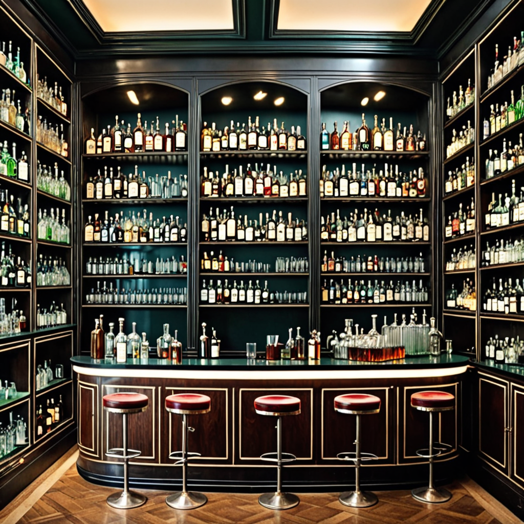 art deco Chemistry and Alcohol Laboratory