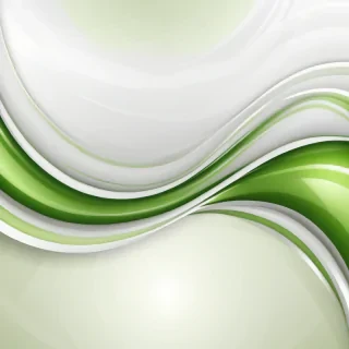 background white green