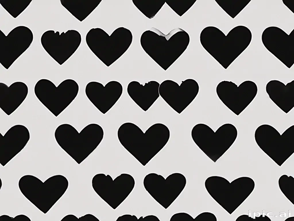 black heart aesthetic
