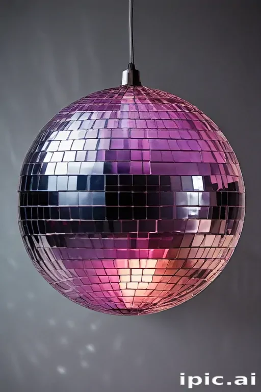 transparent disco ball