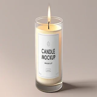 candle mockup