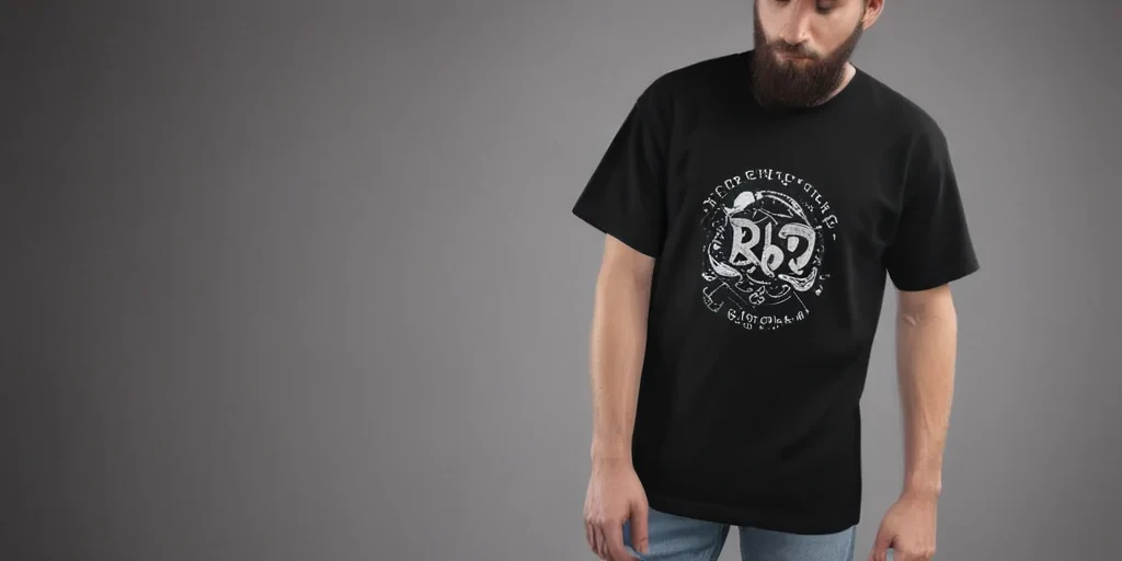 black mockup t shirt