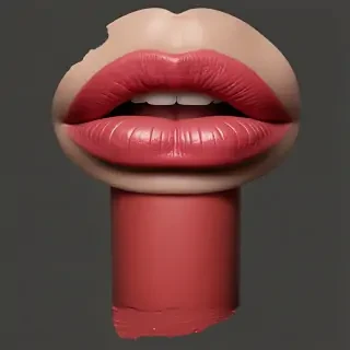 lipstick mark png