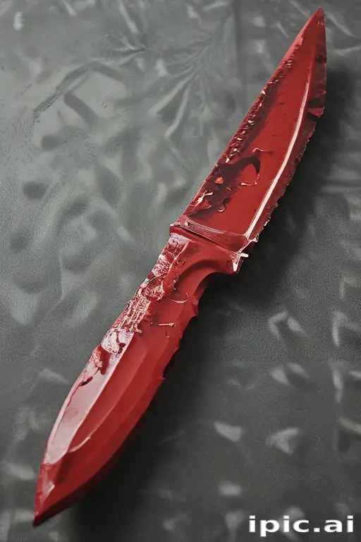 bloody knife aesthetic