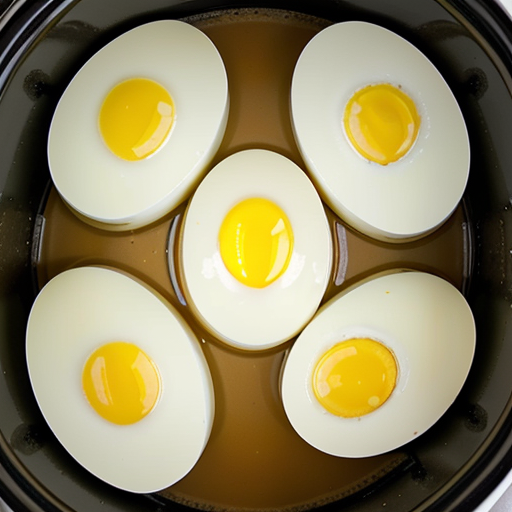 crock pot hard boiled eggs
